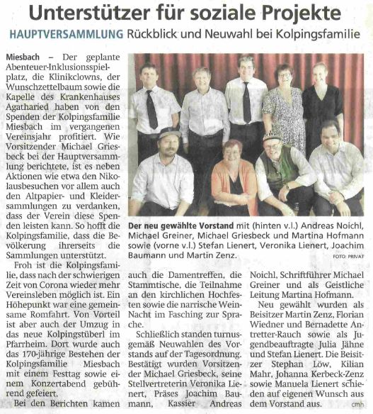 Merkur neu Vorstandschaft